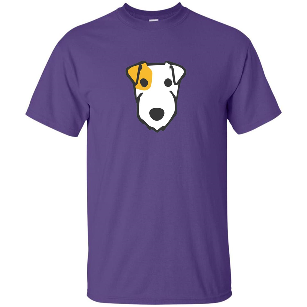 Parson Russell Terrier Dog T-shirt Purple