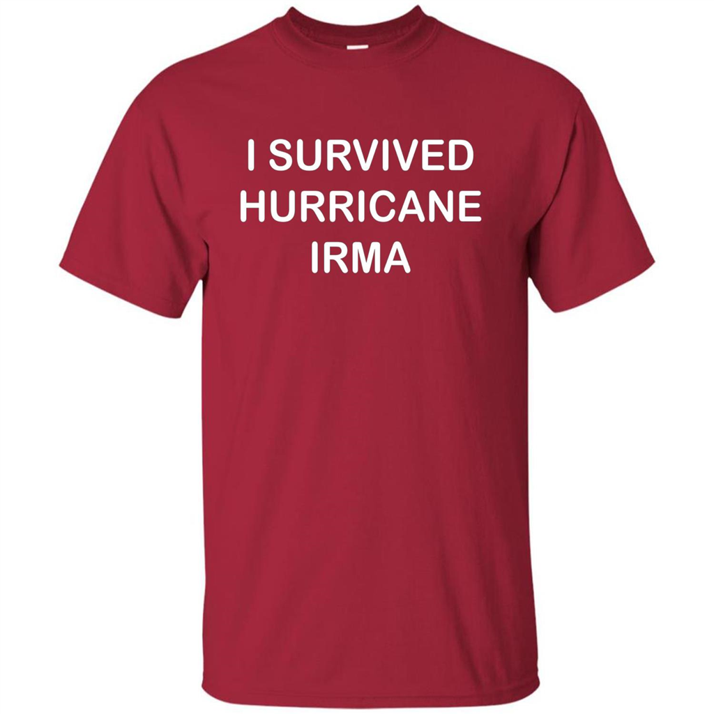 I Survived Hurricane Irma T-shirt Cardinal