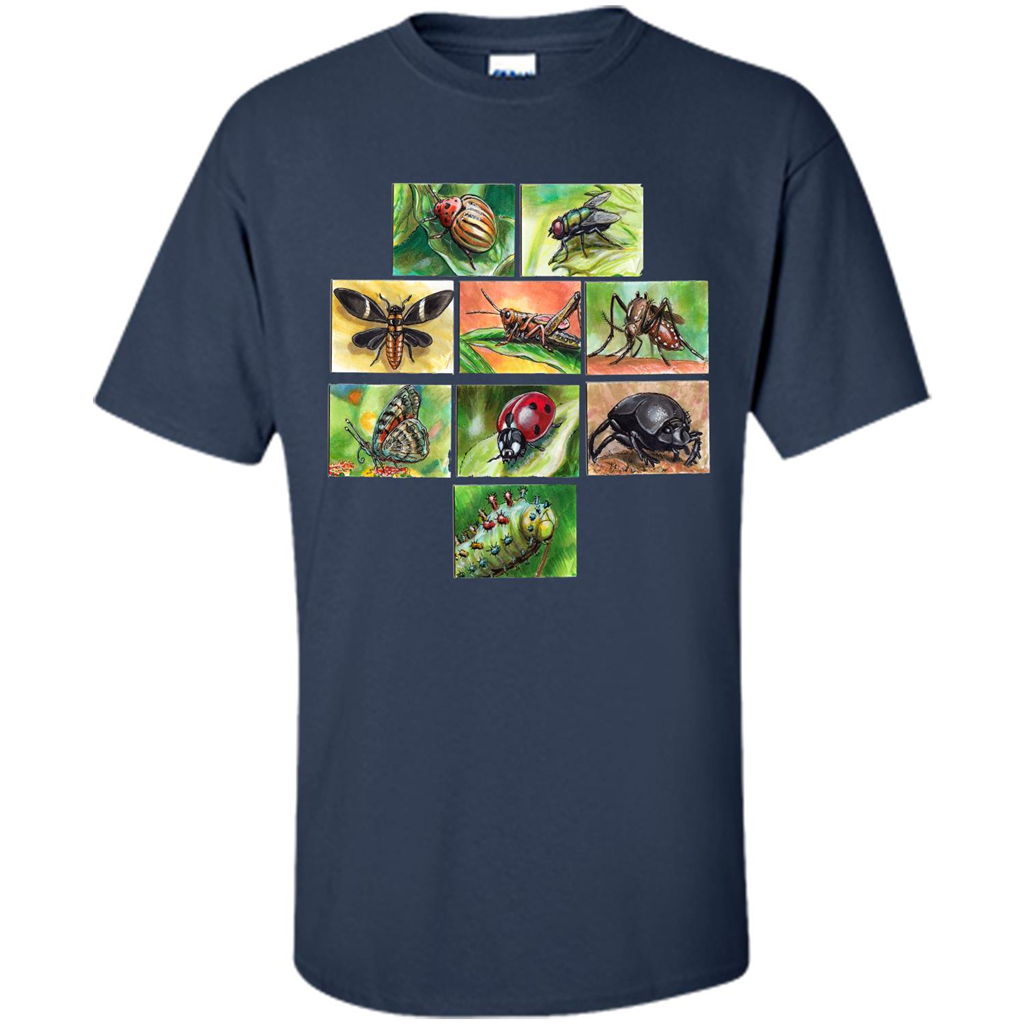 Insects T-Shirt Navy