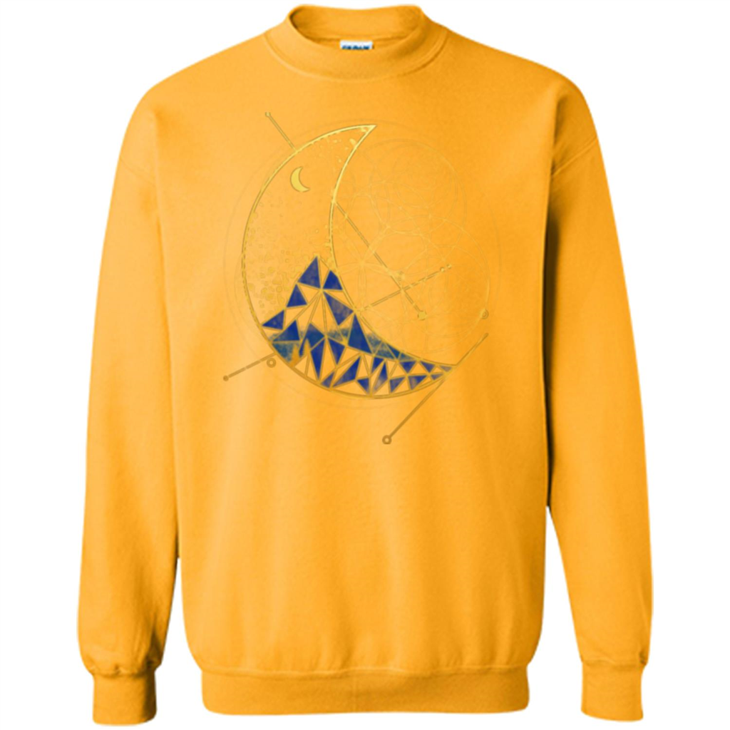 Moon Mountain T-shirt Gold