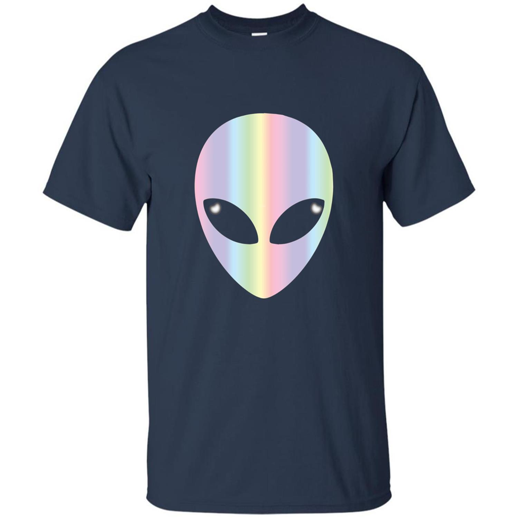 Alien Head T-shirt Navy