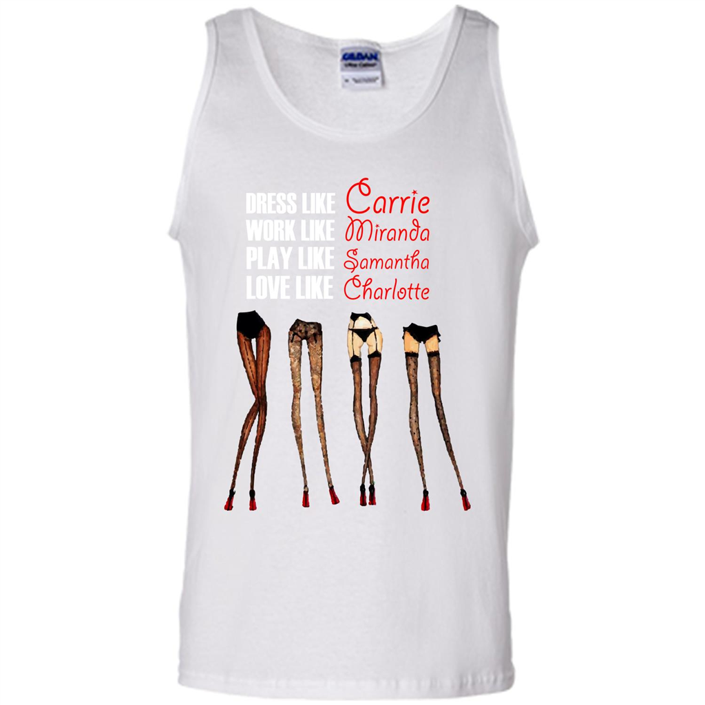 Lifestyle T-shirt Dress Like Carrie Work Like Miranda Play Like Samantha Love Like Charlott White