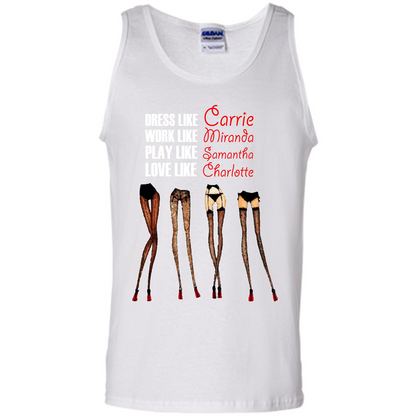 Lifestyle T-shirt Dress Like Carrie Work Like Miranda Play Like Samantha Love Like Charlott White