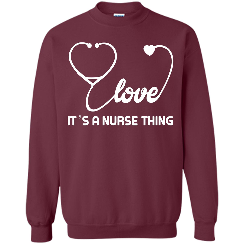 Nurse T-shirt It_Ñés A Nurse Thing Maroon