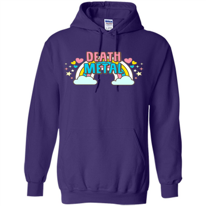 Death Metal Rainbow Cute T-Shirt Purple