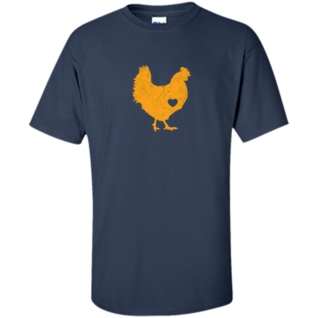 I Love My Chicken T- Shirt Navy