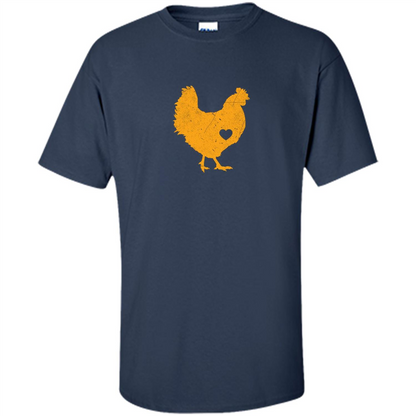 I Love My Chicken T- Shirt Navy