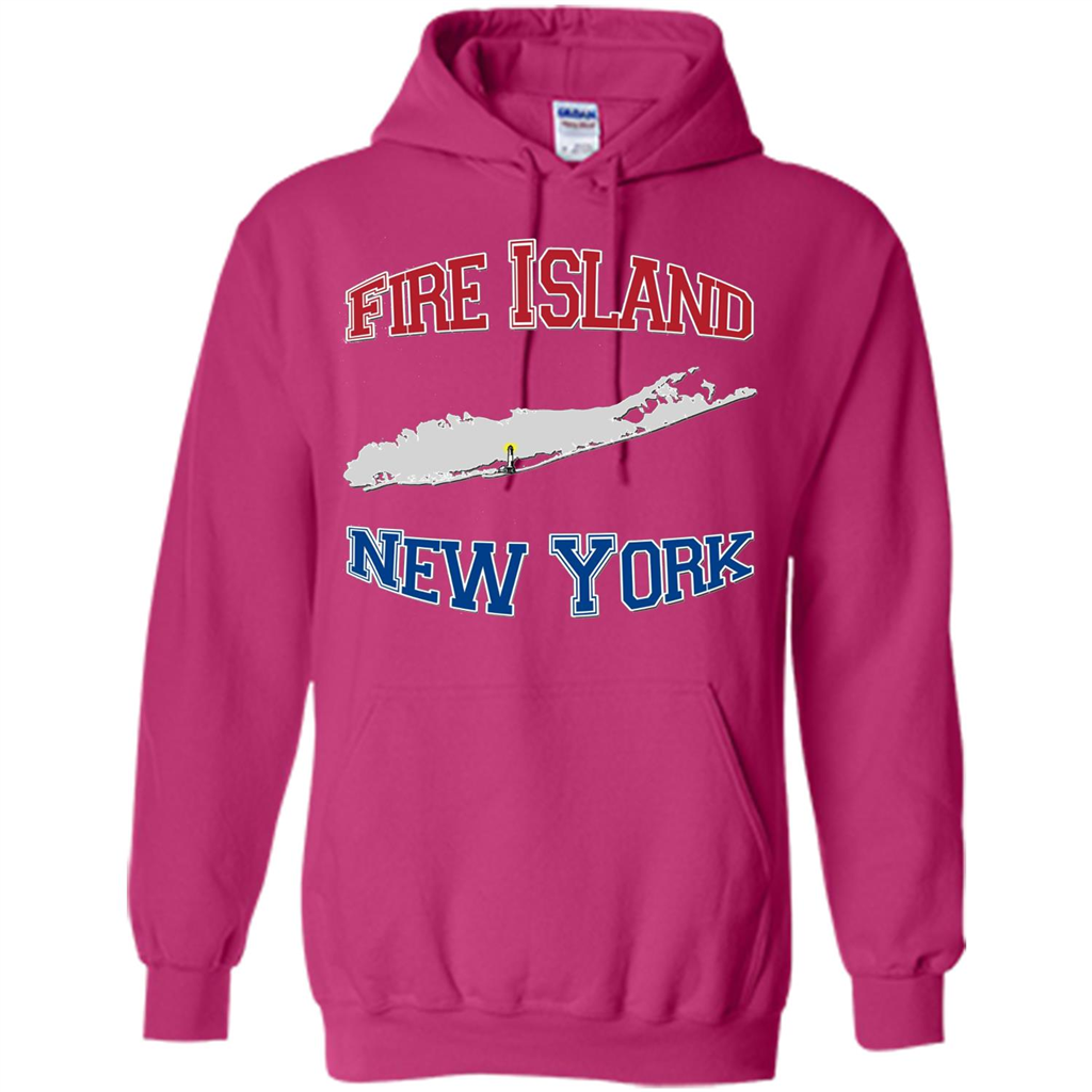 Fire Island New York T-shirt Heliconia