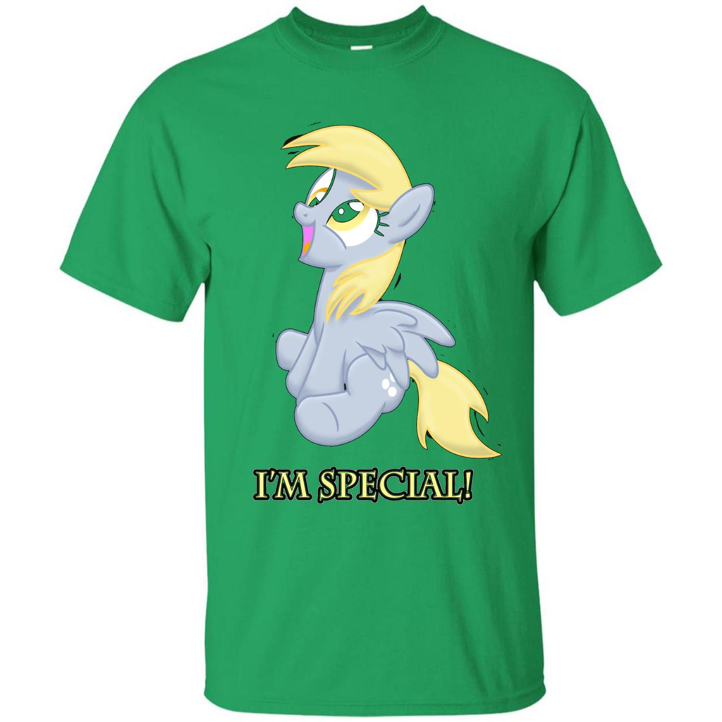 Cartoon Character T-shirt I'm special Irish Green