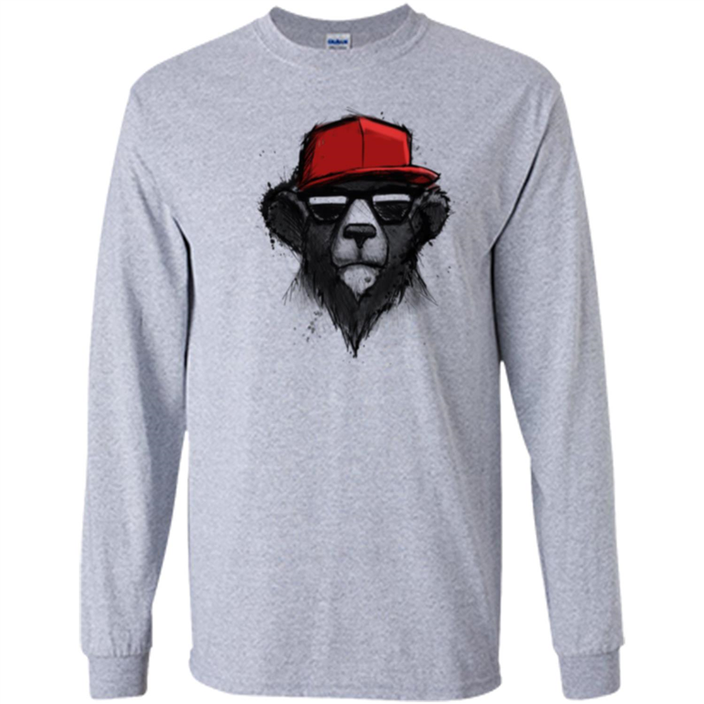 Dope BearT-shirt Sport Grey