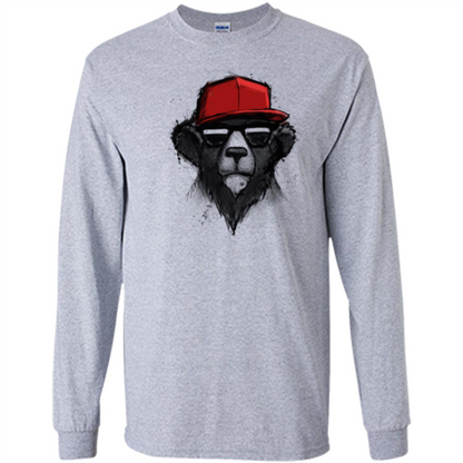 Dope BearT-shirt Sport Grey