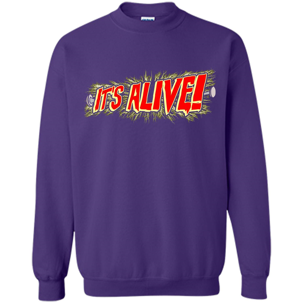 It's Alive Frankenstein T-shirt Purple