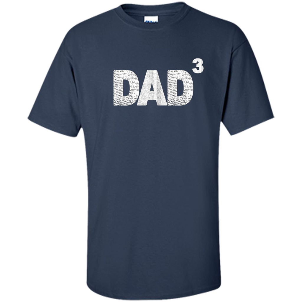 Fathers Day T-shirt Dad 3 Navy