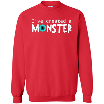 Daddy Son Matching T-shirt I Created A Monster Red