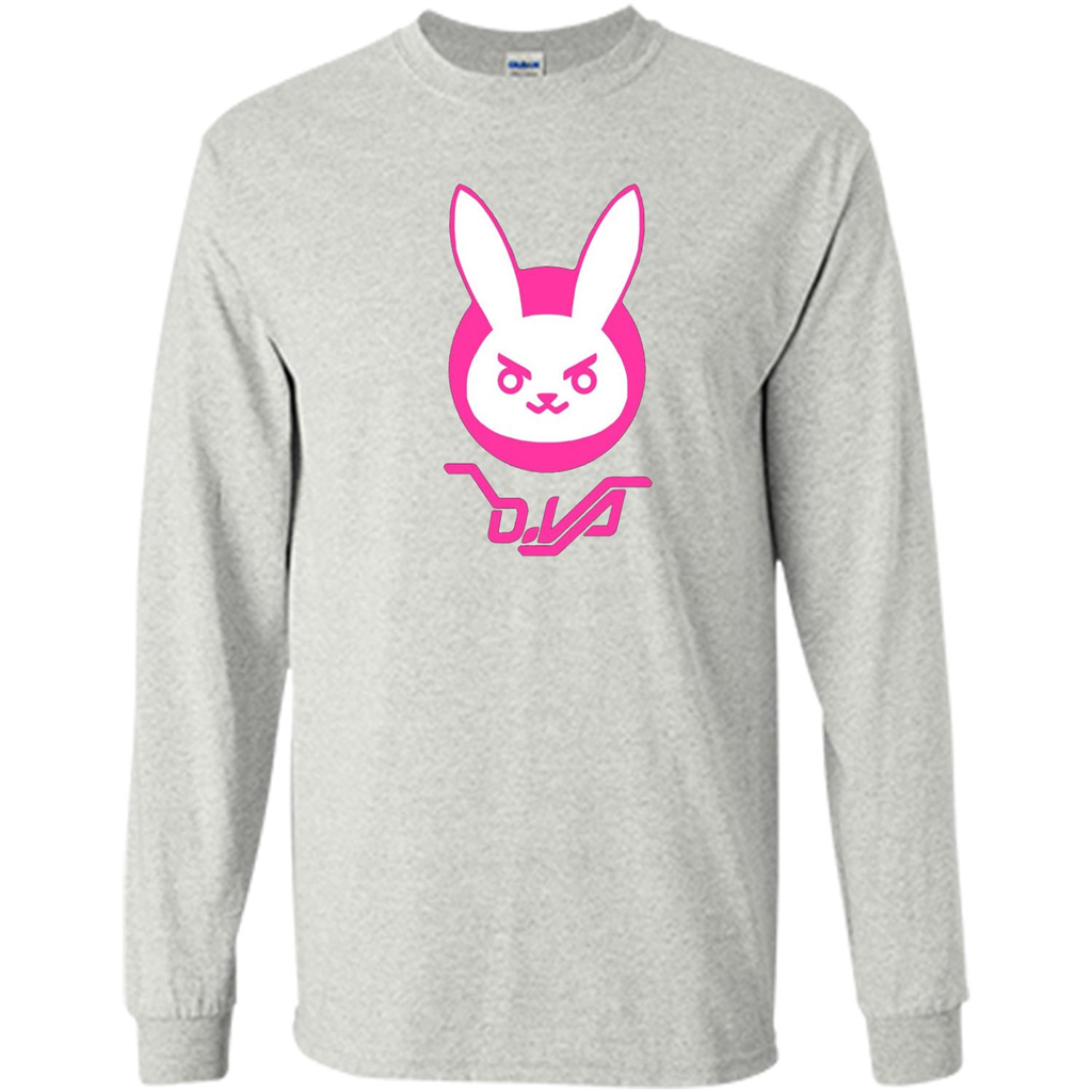 Overwatch D.VA Bunny Spray T-shirt Ash