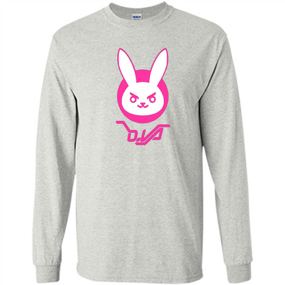 Overwatch D.VA Bunny Spray T-shirt Ash
