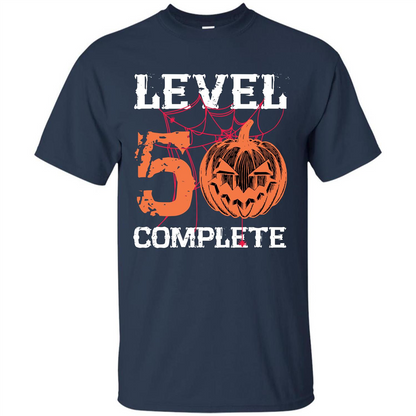 Halloween T-shirt Level 50 Complete Navy