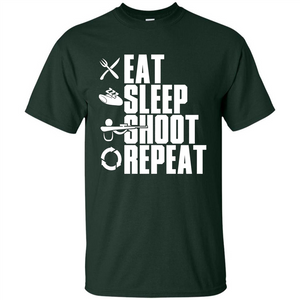 Eat Sleep Shoot Repeat T-shirt