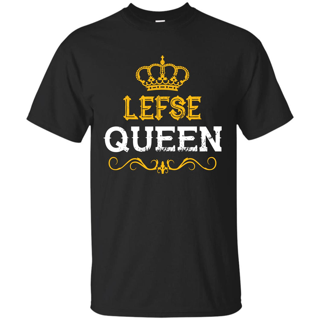 Norsland T-shirt Lefse Queen T-shirt Black