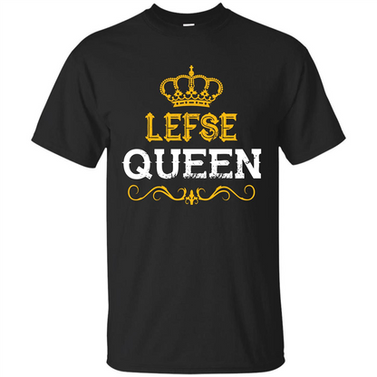 Norsland T-shirt Lefse Queen T-shirt Black