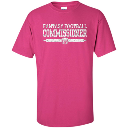 Vintage Fantasy Football Commissioner T-shirt Heliconia