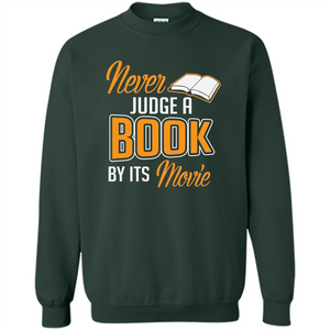 Book Reader T-shirt Never Judge A Book By It's Movie T-shirt