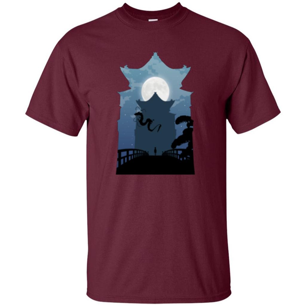 Chinese Dragon T-shirt Maroon