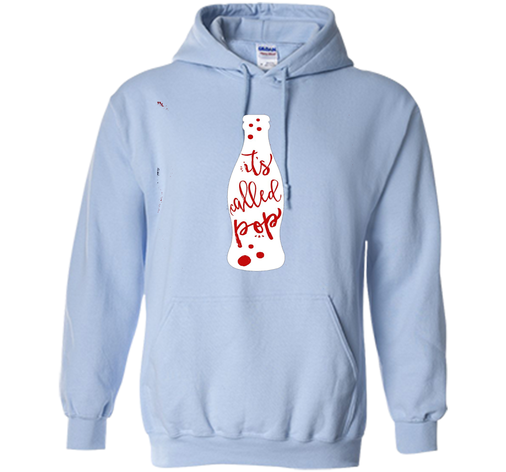It's Called POP - funny debate handwritten style tshirt t-shirt Light Blue