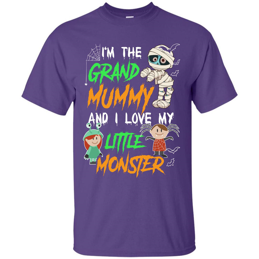 Halloween T-shirt Grand Mummy T-shirt Purple