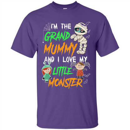 Halloween T-shirt Grand Mummy T-shirt Purple