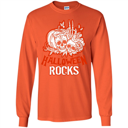Halloween Rocks T-shirt Orange