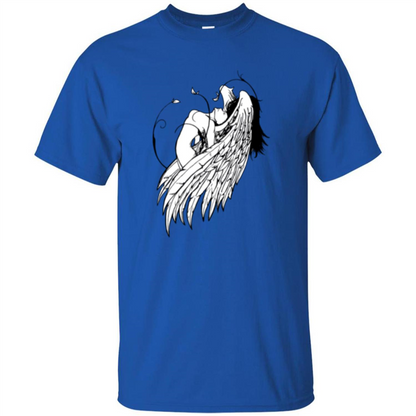 Angel T-shirt Angel Wings Royal