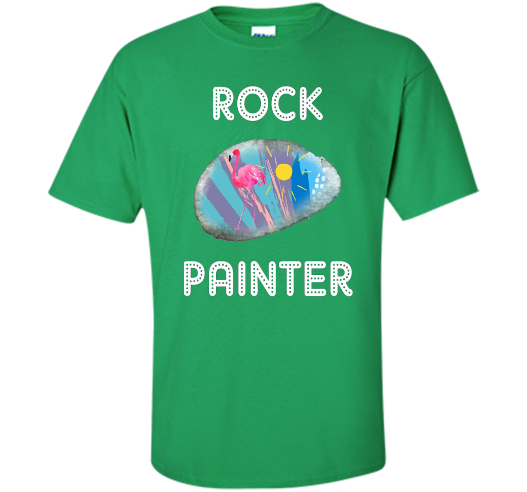 Rock Painter Shirt for People Who Paint Rocks or Hunt Rocks shirt Irish Green
