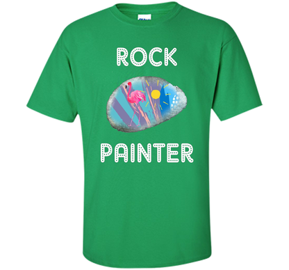 Rock Painter Shirt for People Who Paint Rocks or Hunt Rocks shirt Irish Green