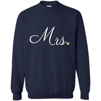 Mrs. Wedding T-shirt Navy
