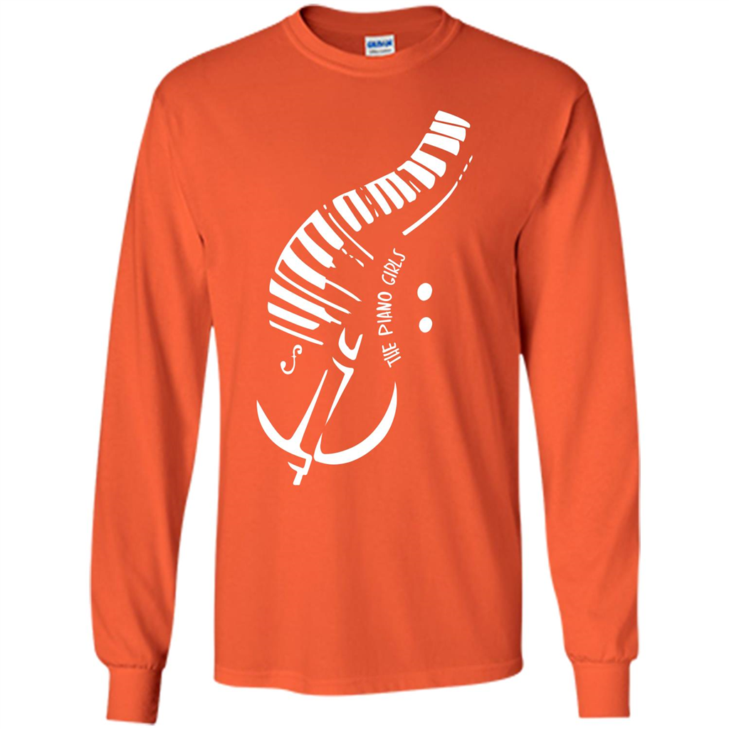 Pianist T-shirt The Piano Girls T-shirt Orange
