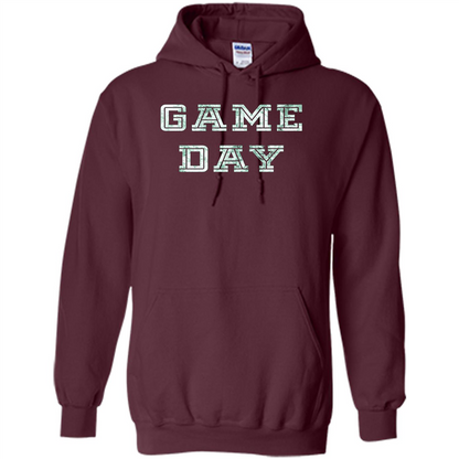 Game Day Football T-Shirt For Football Fans Maroon
