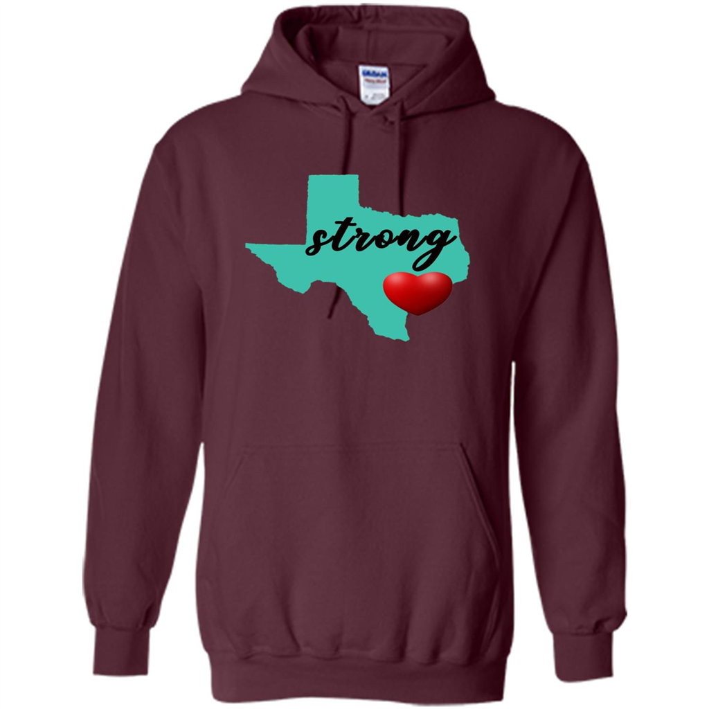 Texas Strong Support Texans T-shirt Maroon