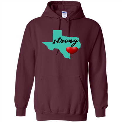 Texas Strong Support Texans T-shirt Maroon