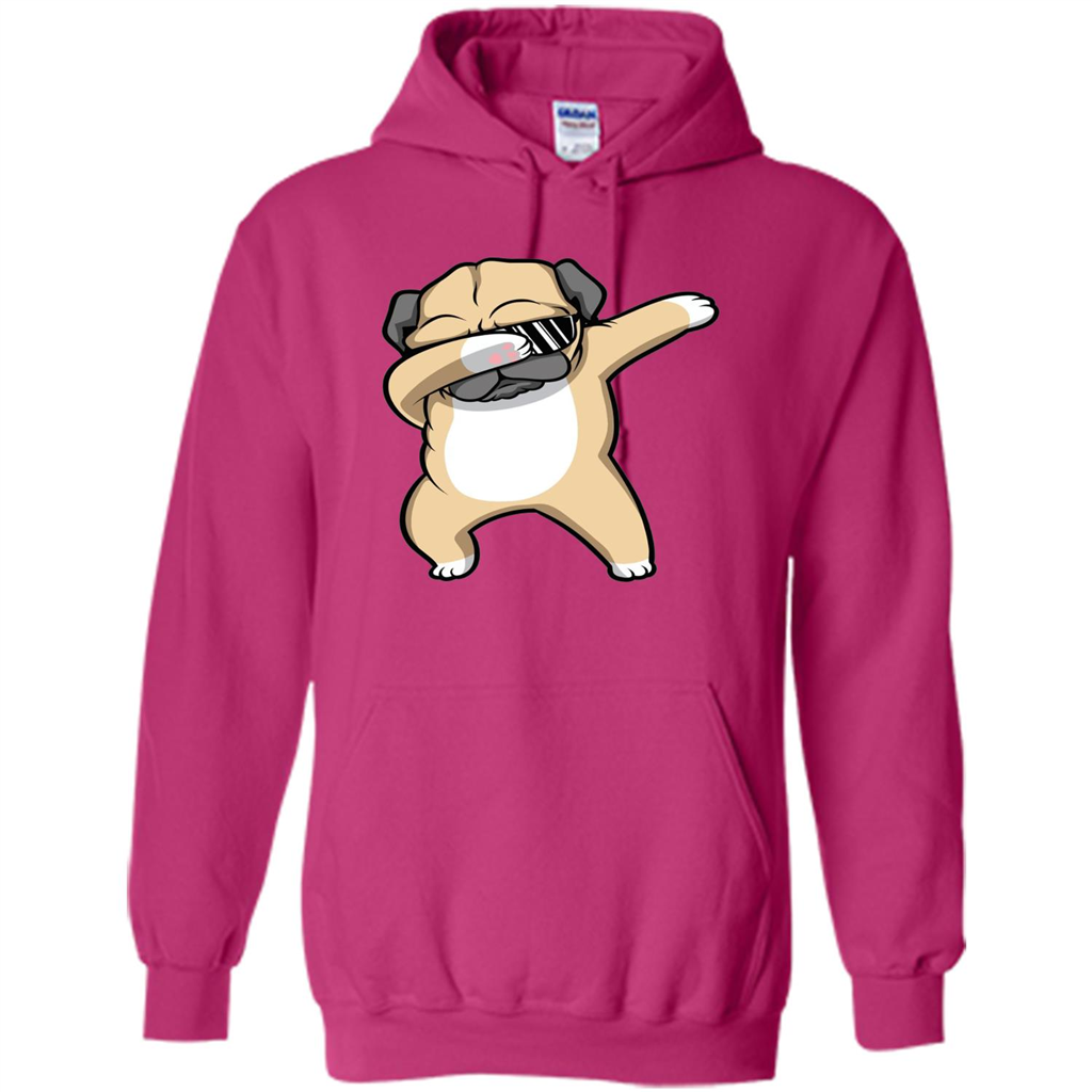Dabbing Pug T-shirt Funny Cute Dog Dab Dance T-Shirt Heliconia