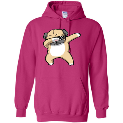 Dabbing Pug T-shirt Funny Cute Dog Dab Dance T-Shirt Heliconia