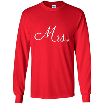 Mrs. Wedding T-shirt Red