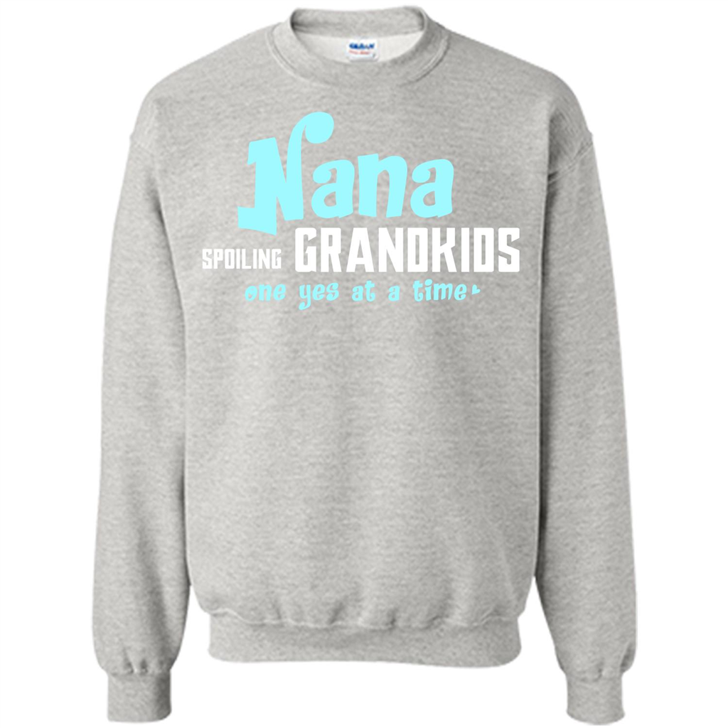 Nana T-shirt Spoiling Grandkids One Yes At A Time Ash
