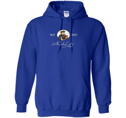 Theologian T-shirt Nailed It Martin Luther 500th Reformation T-shirt Royal