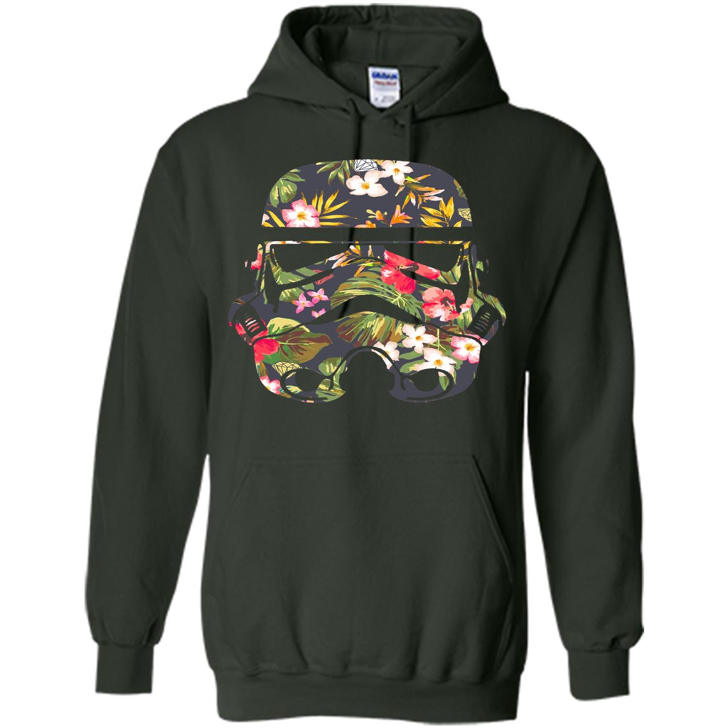 Tropical Stormtrooper Graphic T-Shirt Forest Green