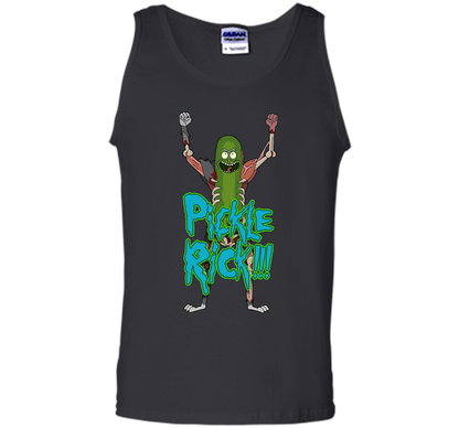 Pickle Funny Rick T-shirt cool shirt Black