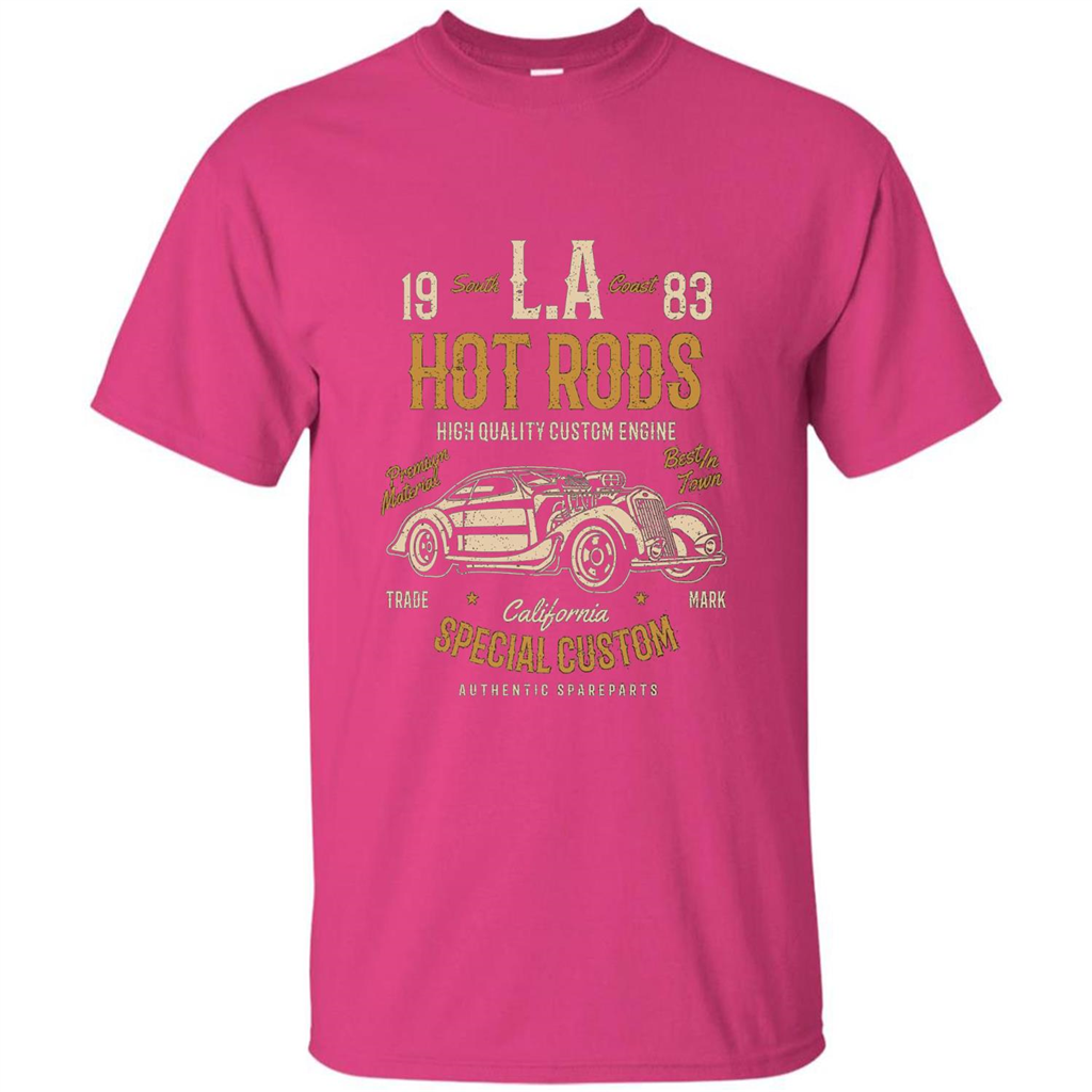 L.A. Hot Rods Classic Car T-shirt T-shirt Heliconia