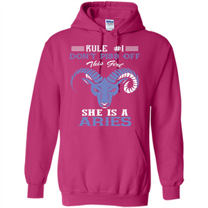 Aries T-shirt Rule Dont Piss Off This Girl T-shirt