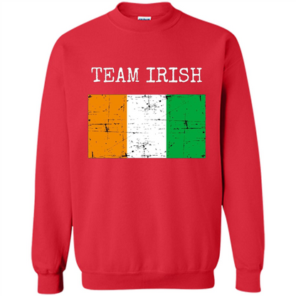 Irish Clothing Irish Flag Shirt Fighting Team T-shirt Red