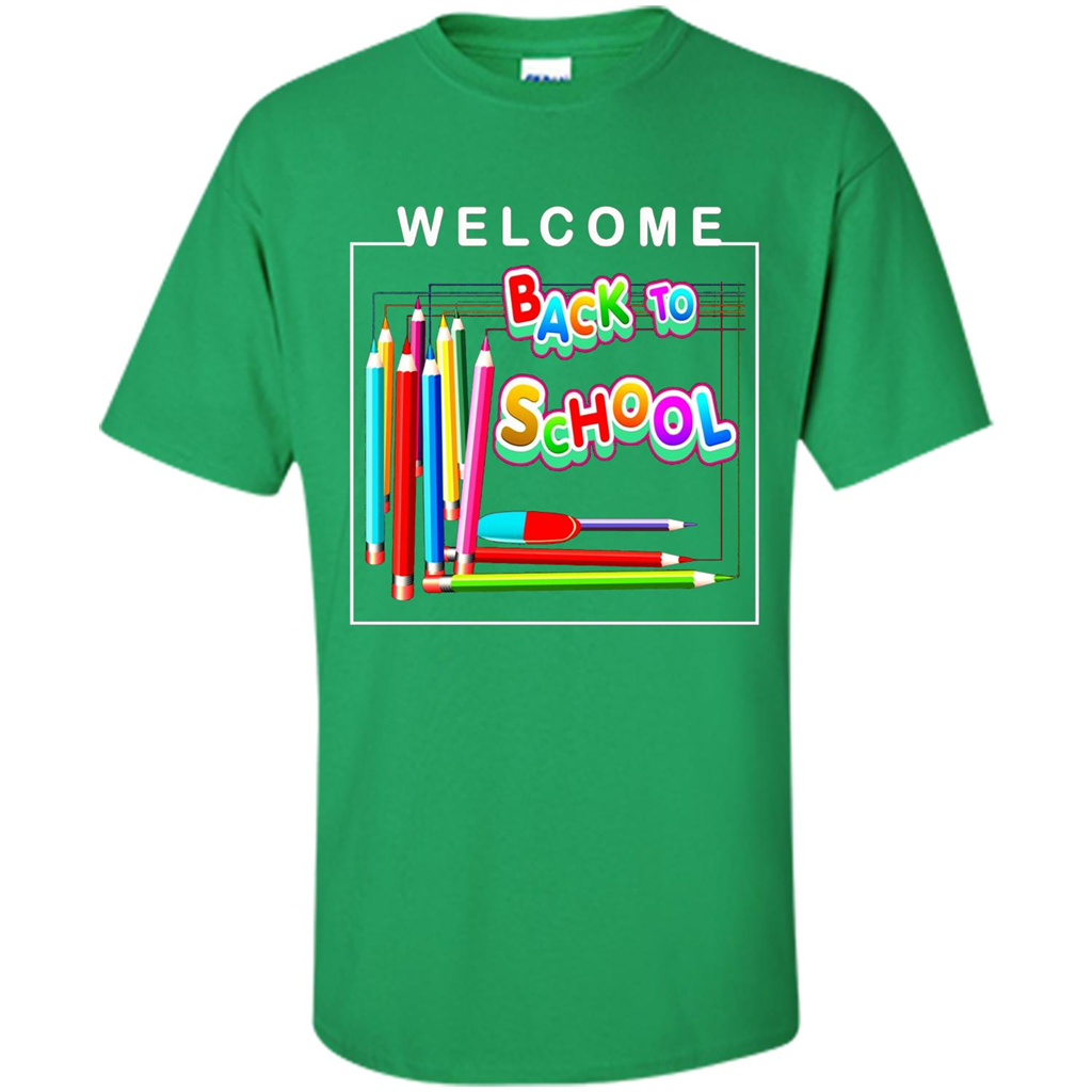 Welcome Back to School T-shirt School Day T-shirt Irish Green